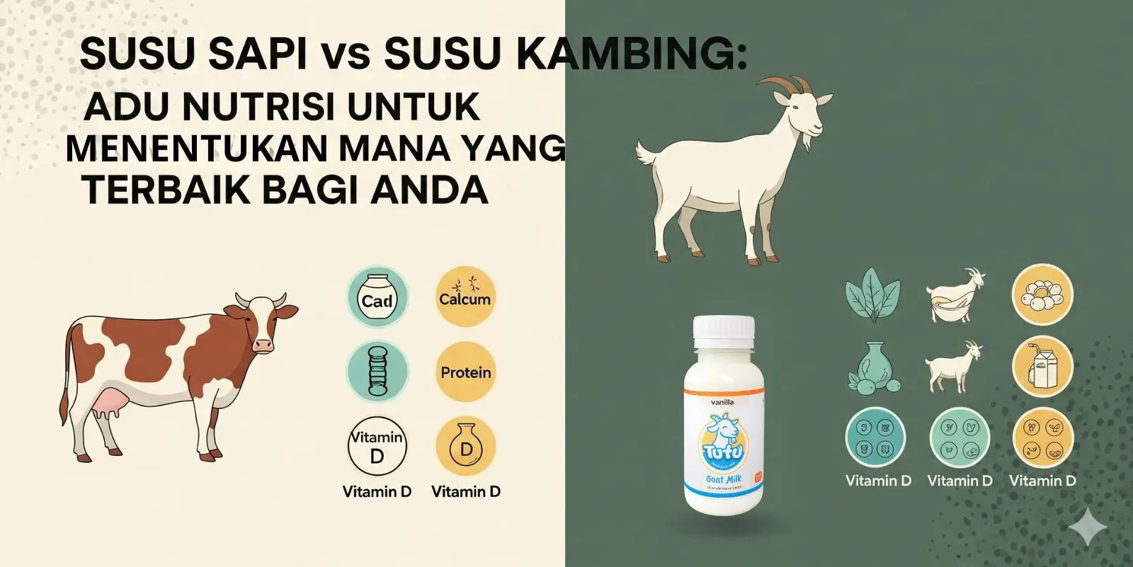 Susu Sapi vs Susu Kambing: Adu Nutrisi untuk Menentukan Mana yang Terbaik Bagi Anda