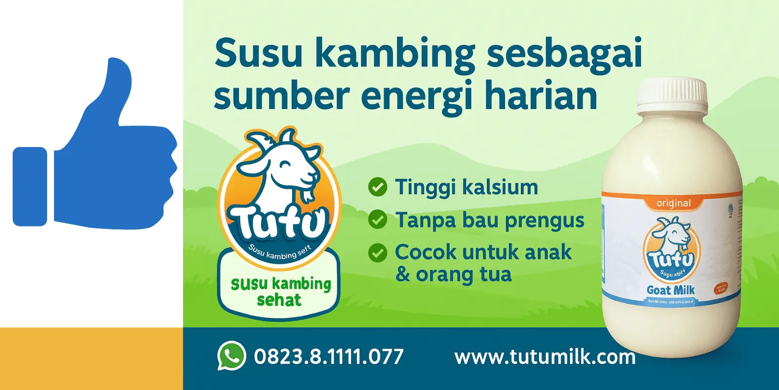 Susu kambing pilihan sehat untuk keluarga