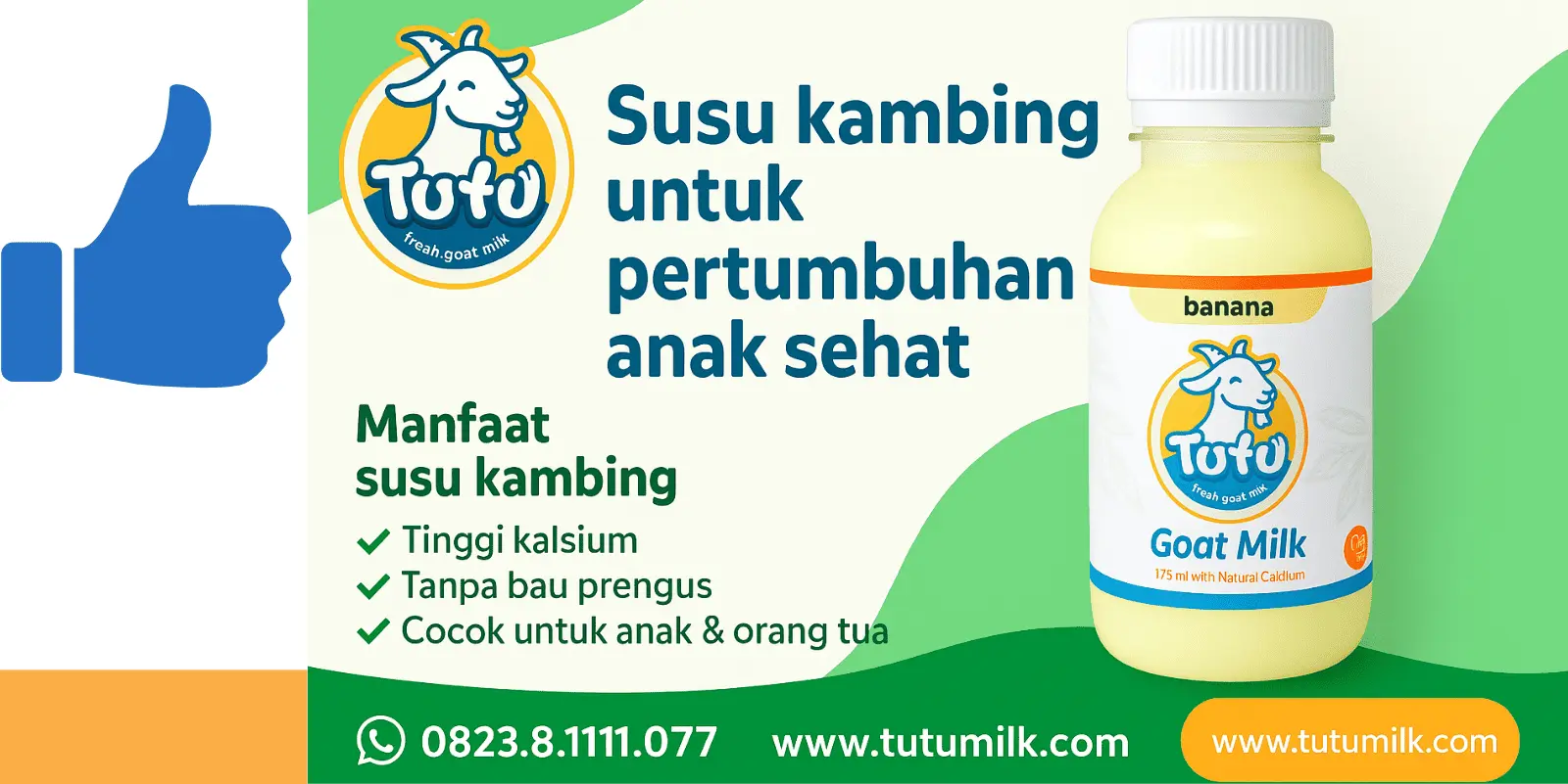 Susu kambing untuk pertumbuhan anak sehat
