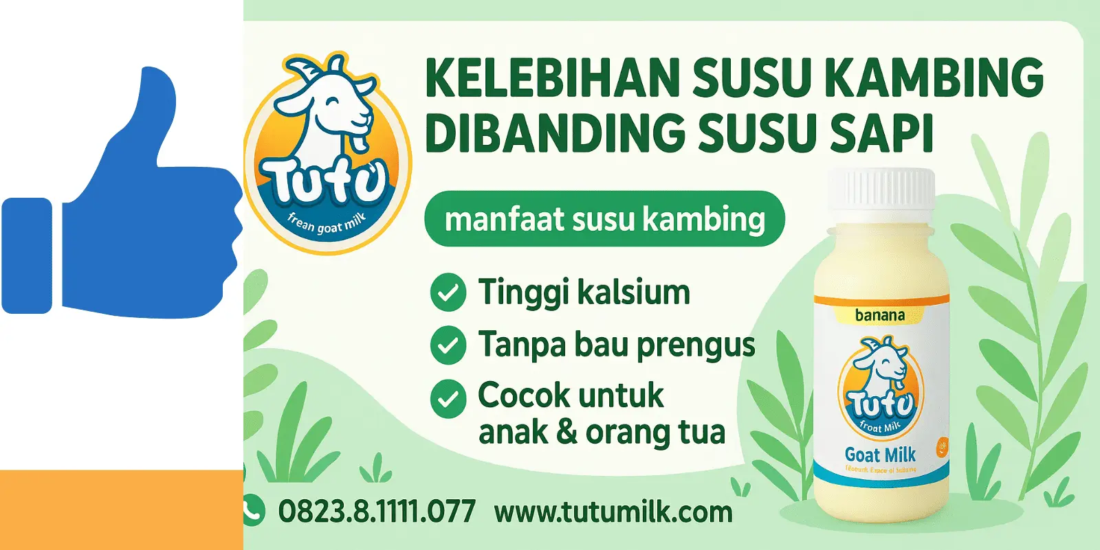 Kelebihan susu kambing dibanding susu sapi