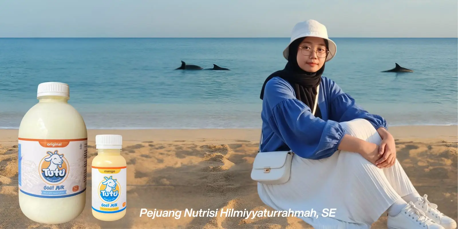 Pejuang Nutrisi Hilmiyyaturrahmah SE Membawa Sehat dan Harapan Lewat Susu Kambing TUTU Milk