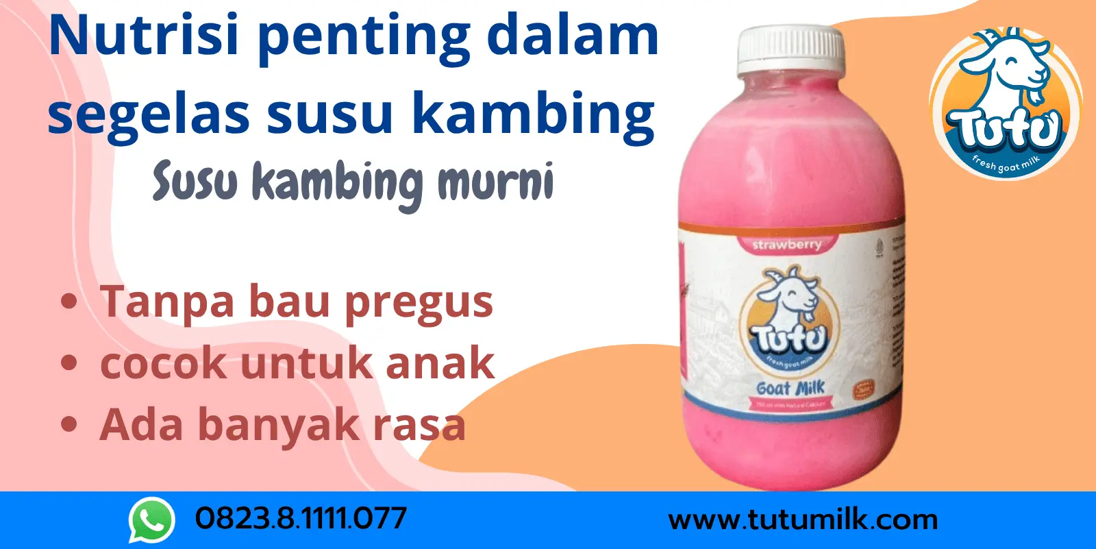 Susu kambing pilihan tepat untuk ibu hamil