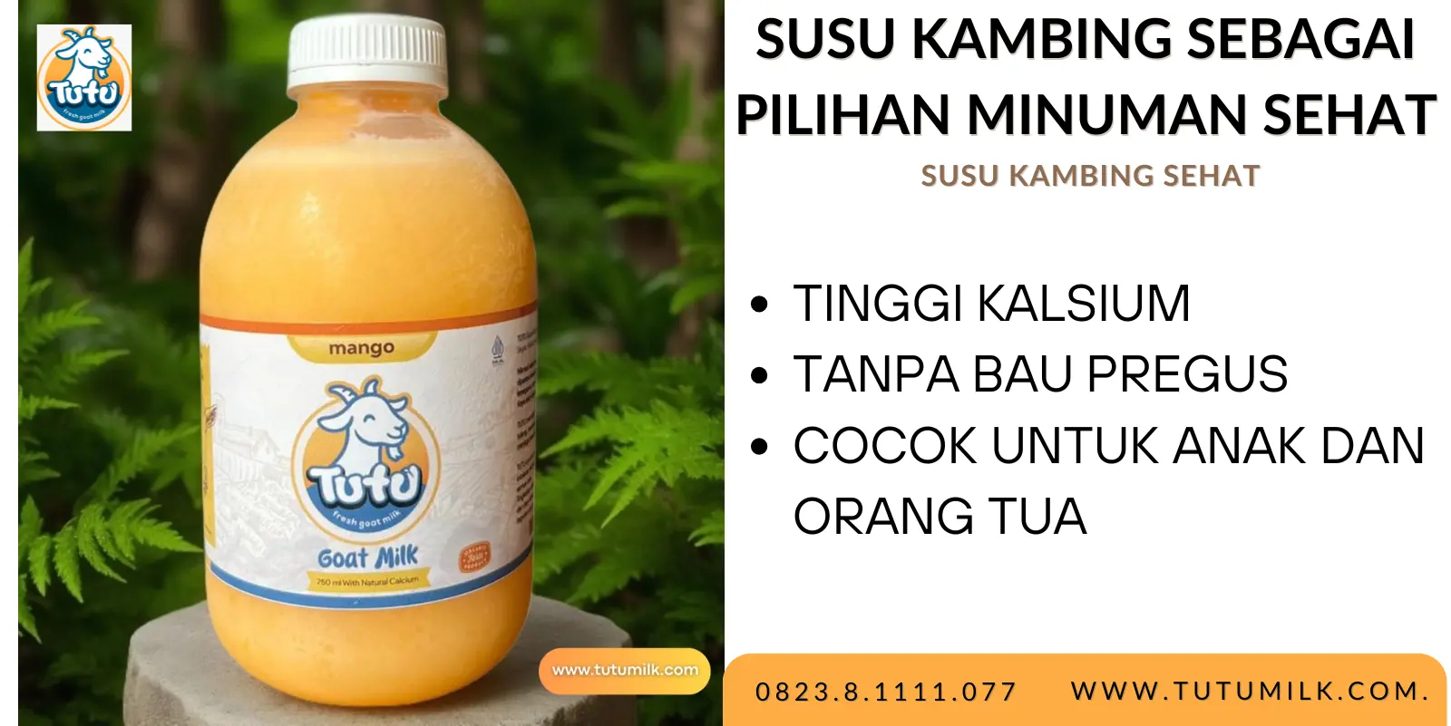 Susu kambing sebagai.