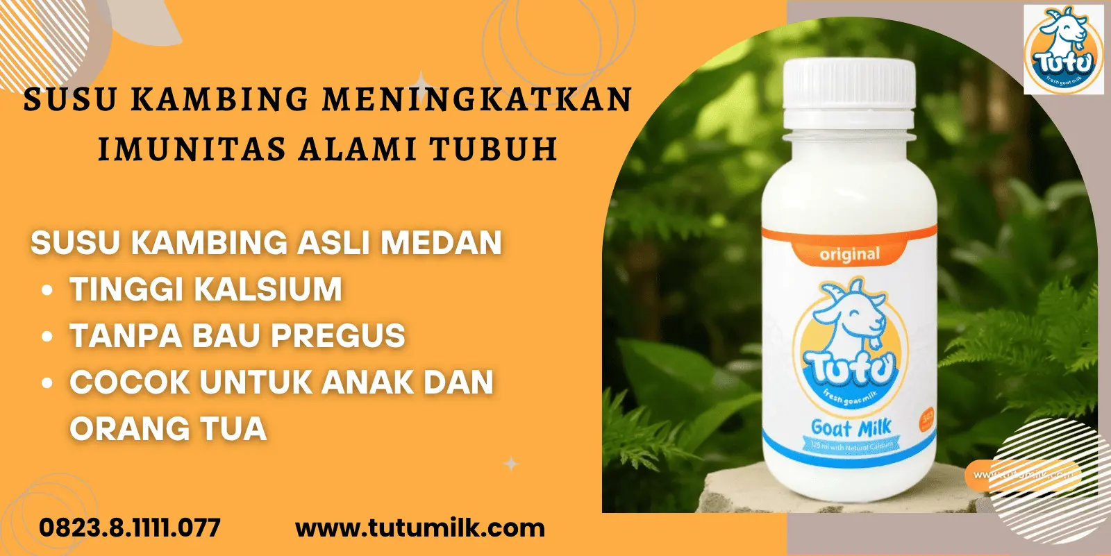 Susu kambing meningk.