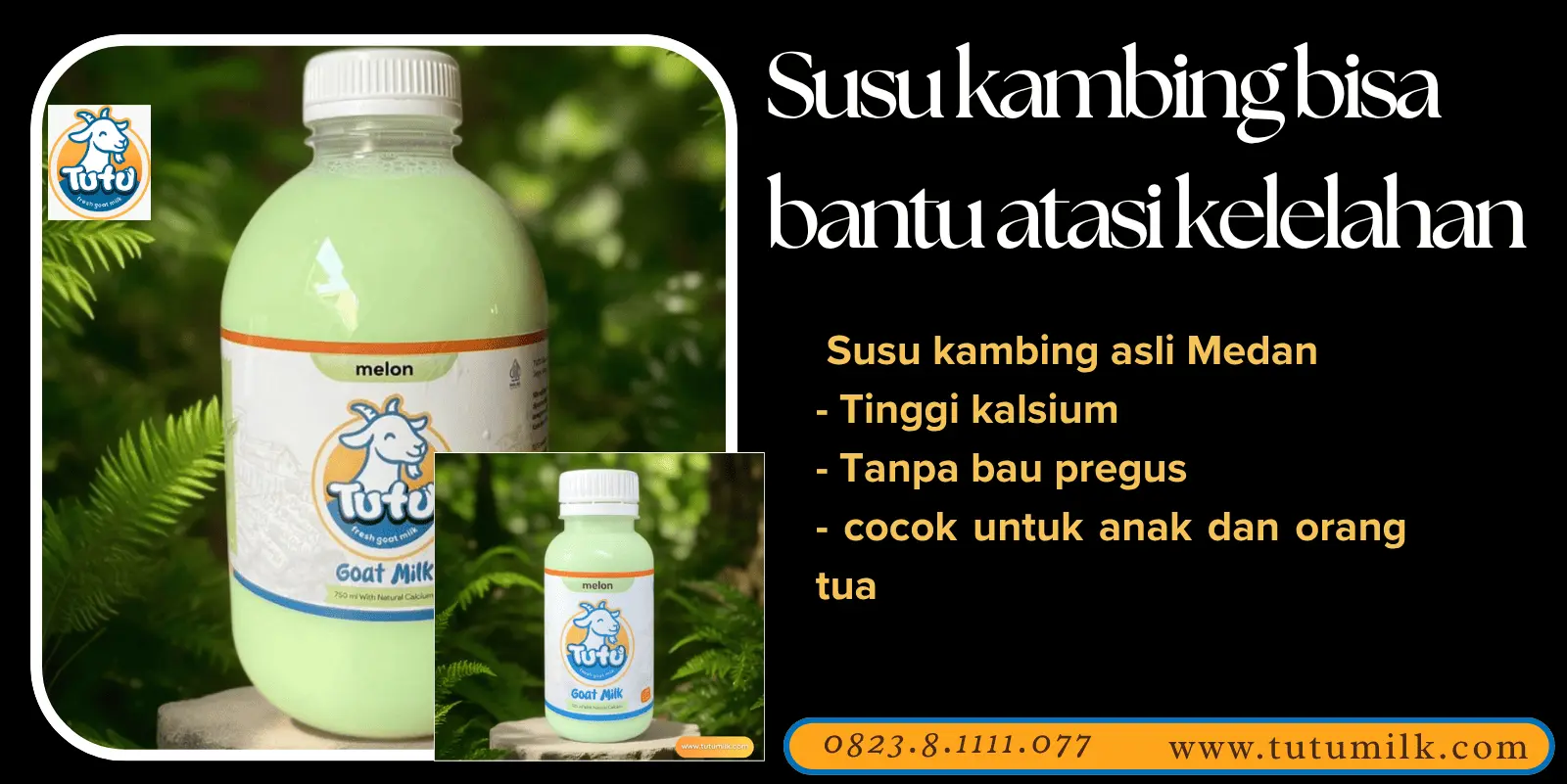 Susu kambing bisa ba.