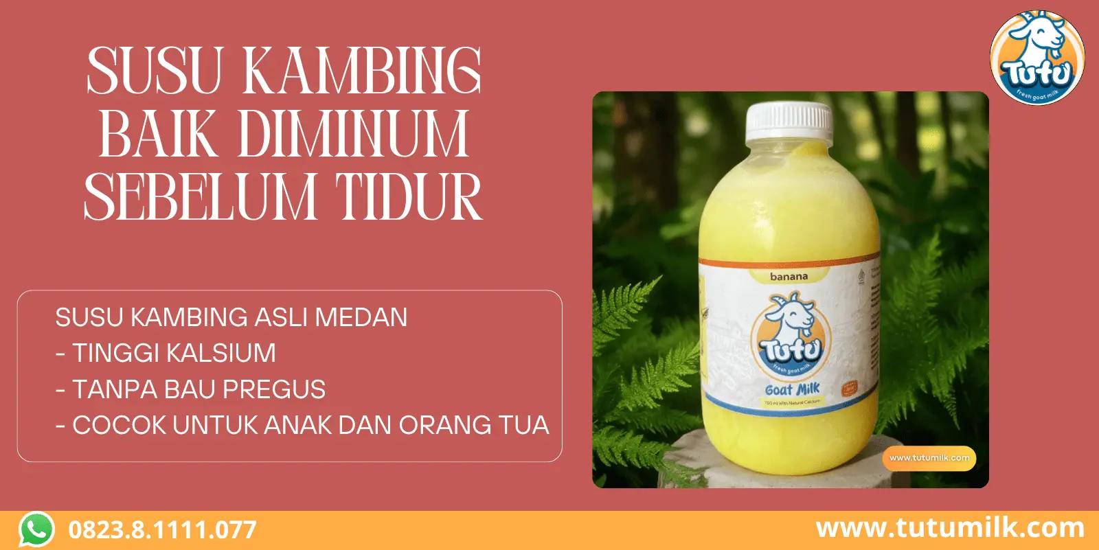 Susu kambing baik di.