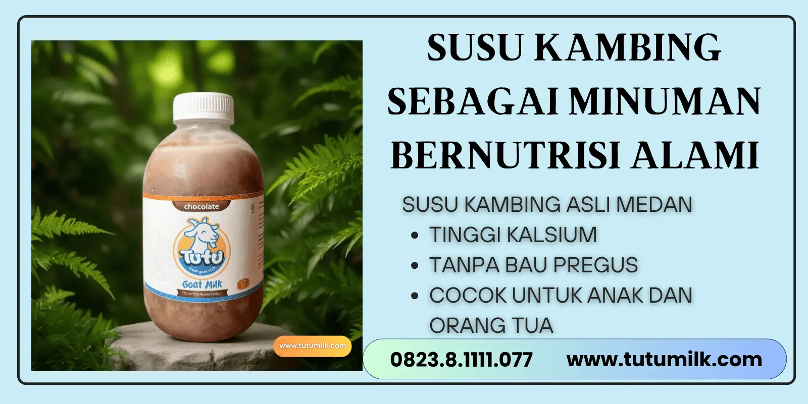 Susu kambing sebagai.