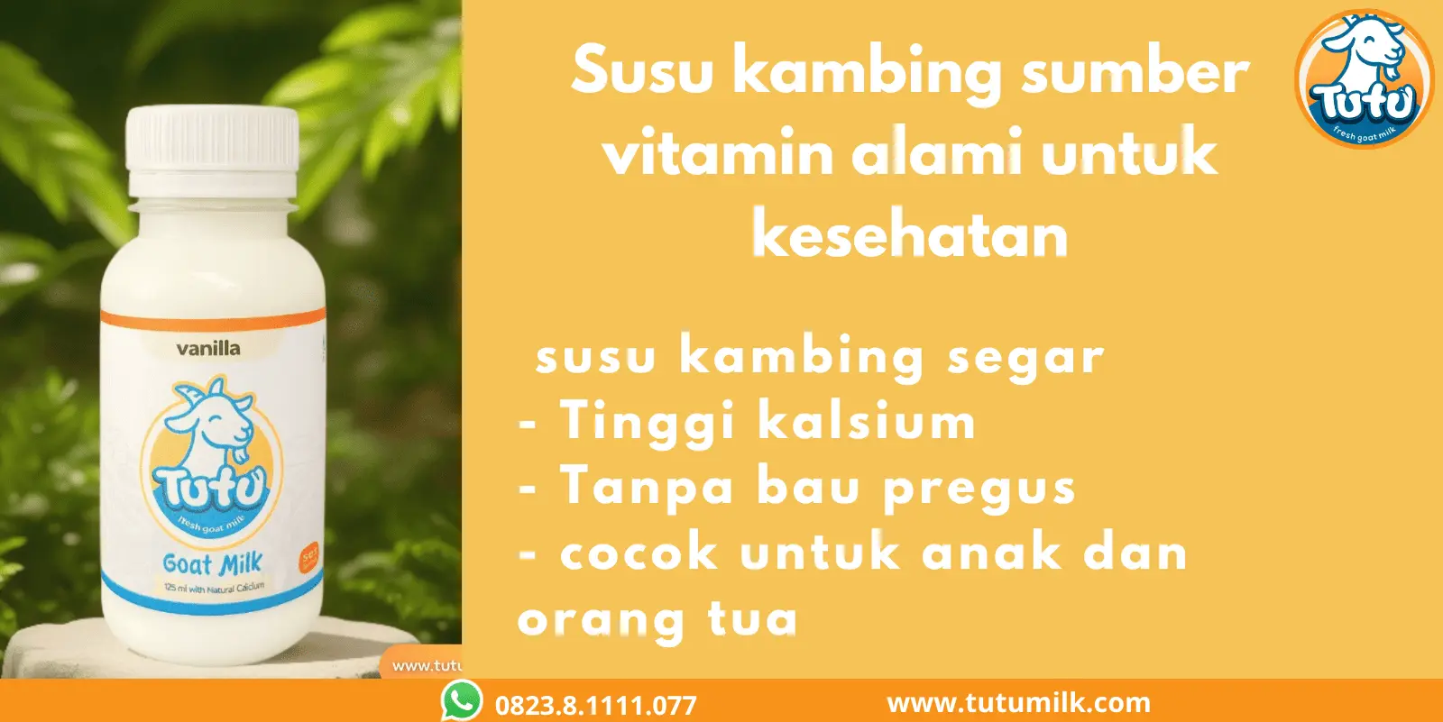 Susu kambing sumber .