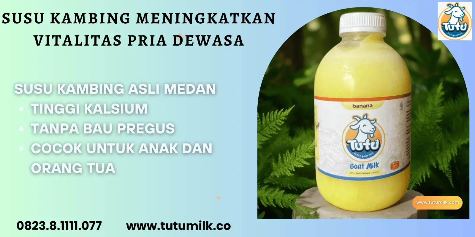 Susu kambing meningk.