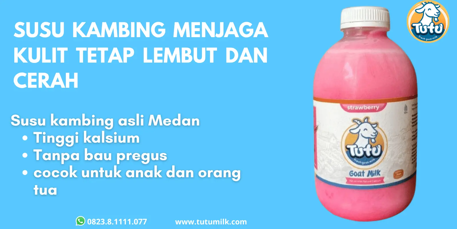 Susu kambing menjaga.