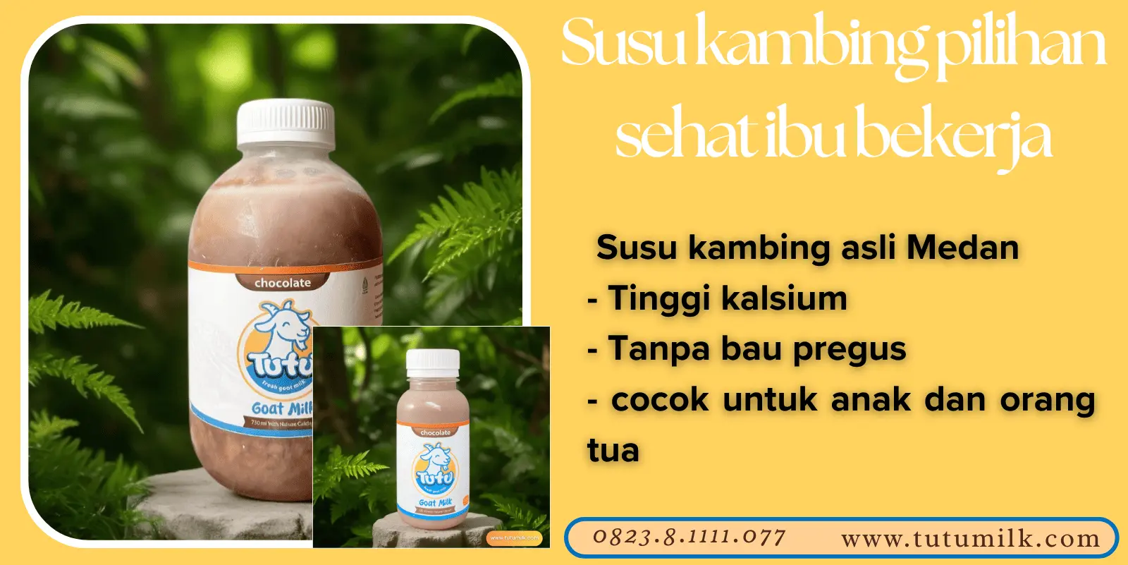 Susu kambing pilihan.