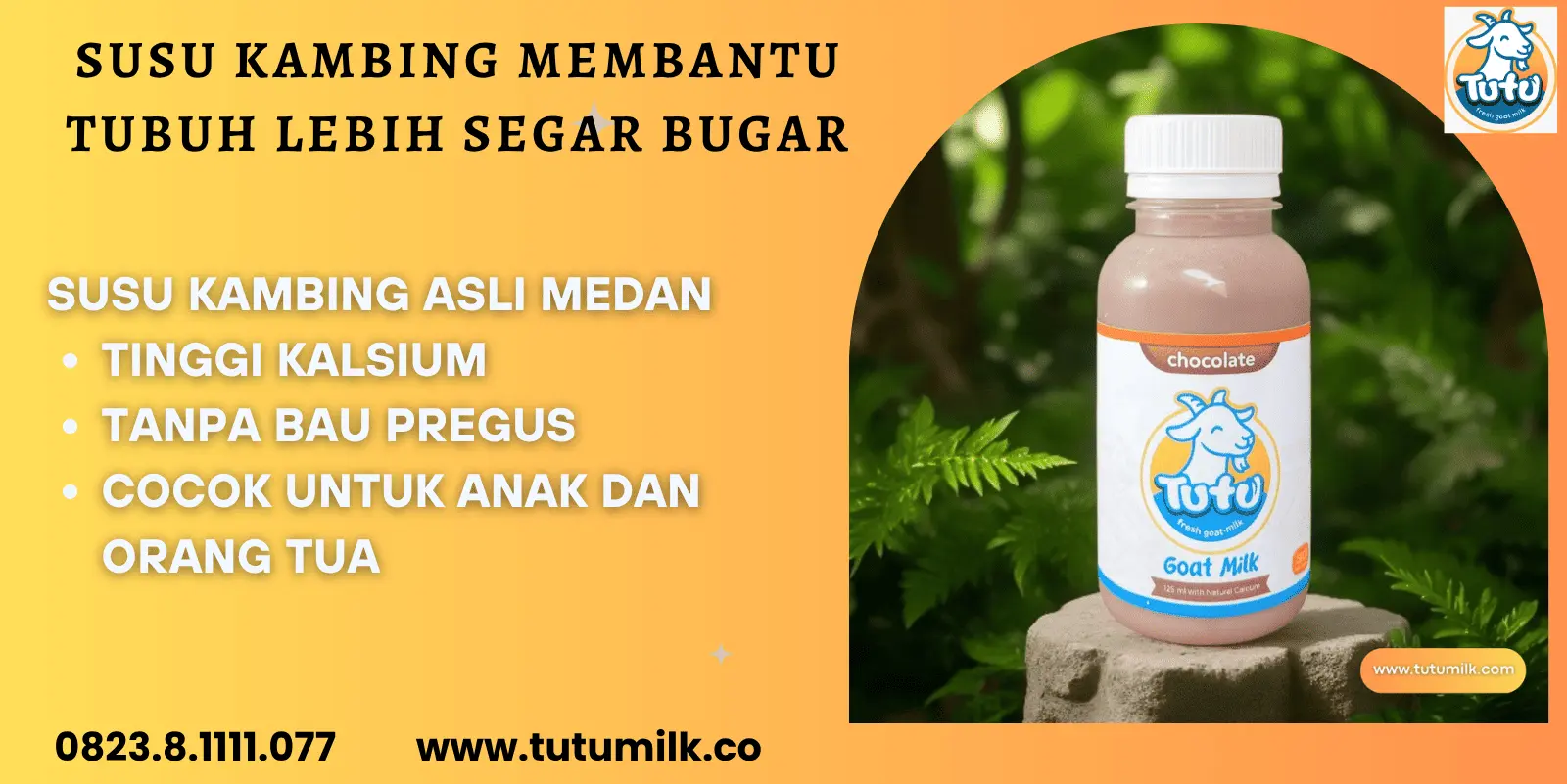 Susu kambing membant.