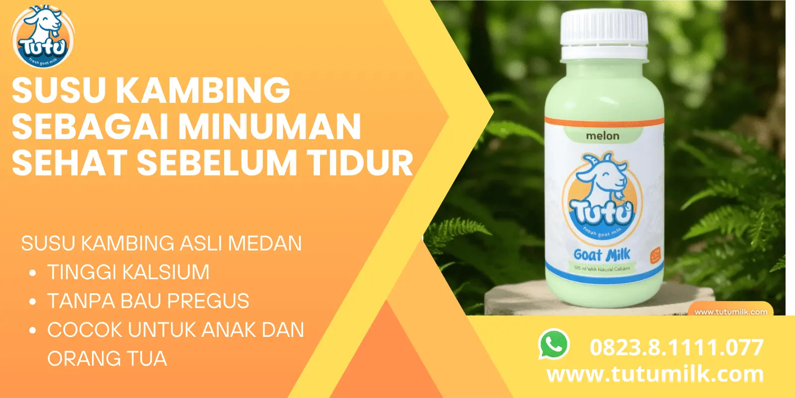 Susu kambing sebagai.