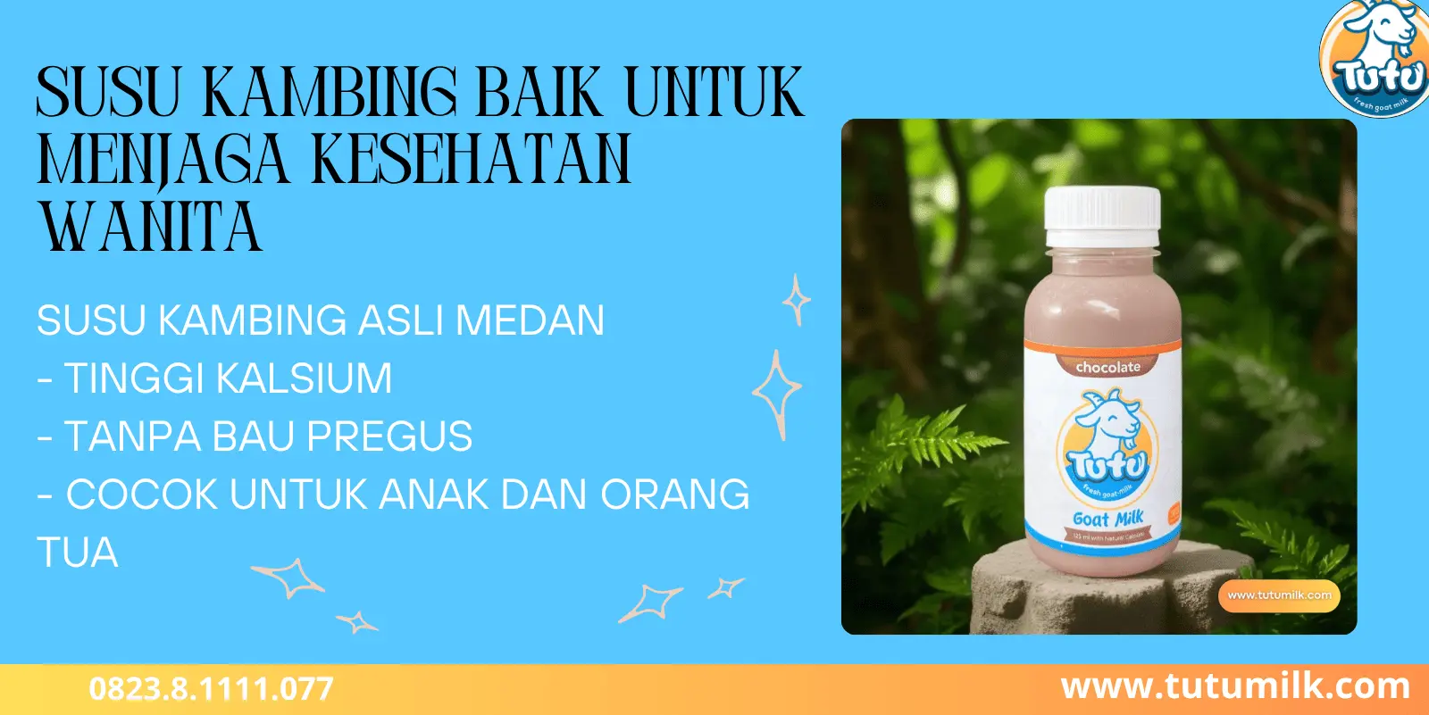 Susu kambing baik untuk menjaga kesehatan wanita