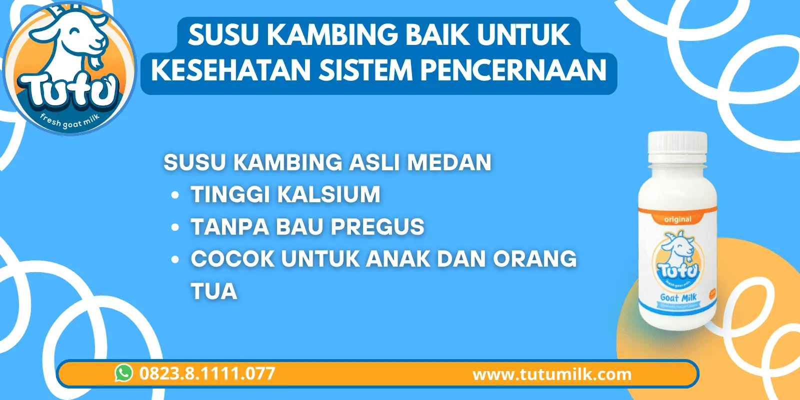Susu kambing baik untuk kesehatan sistem pencernaan
