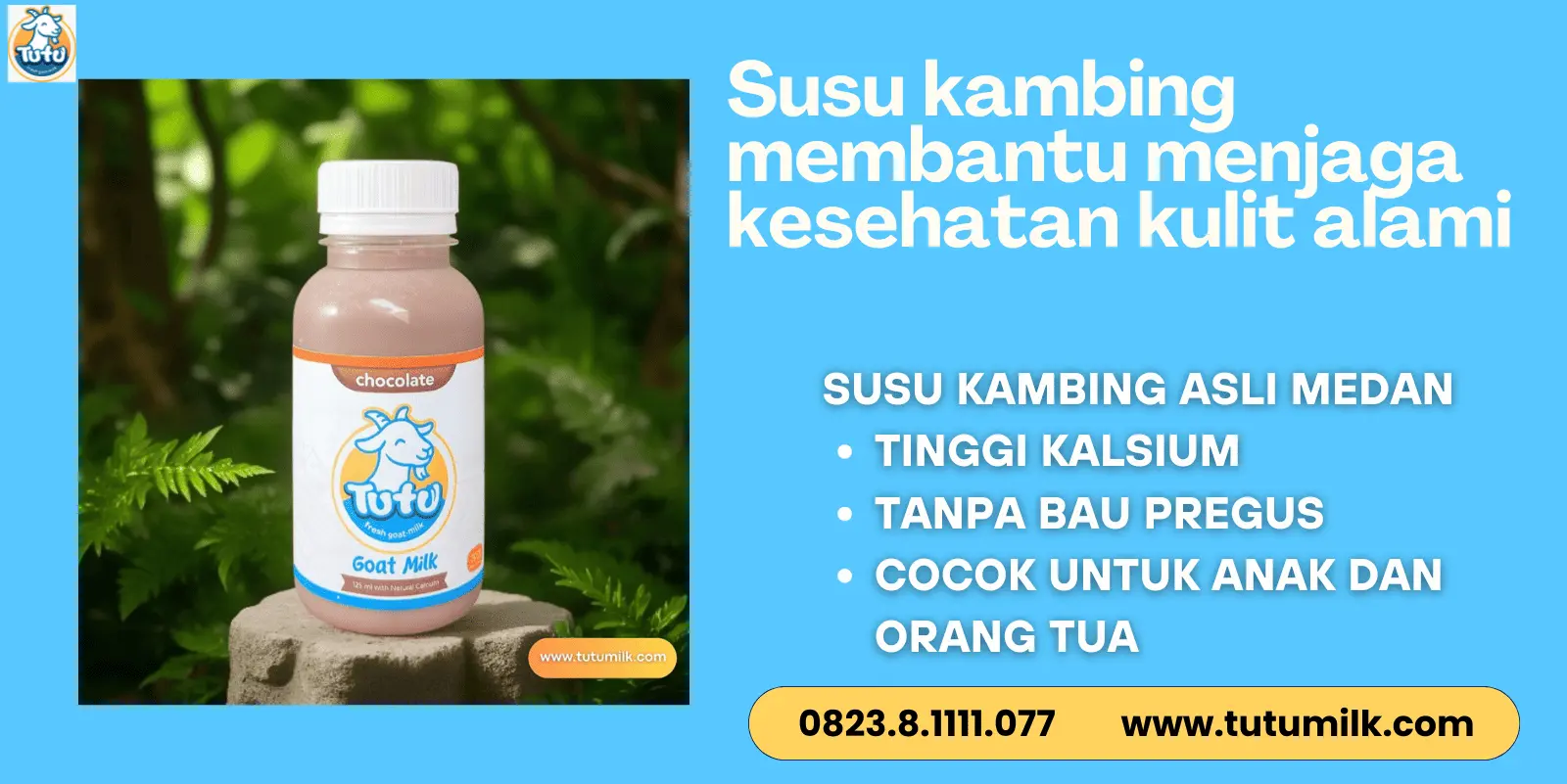 Susu kambing membantu menjaga kesehatan kulit alami