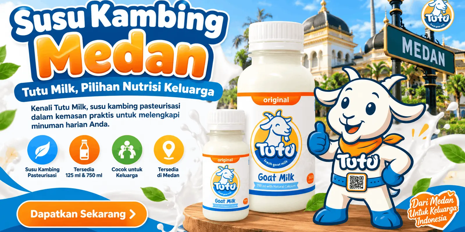 Susu Kambing Medan Pilihan Nutrisi Keluarga dari Tutu Milk