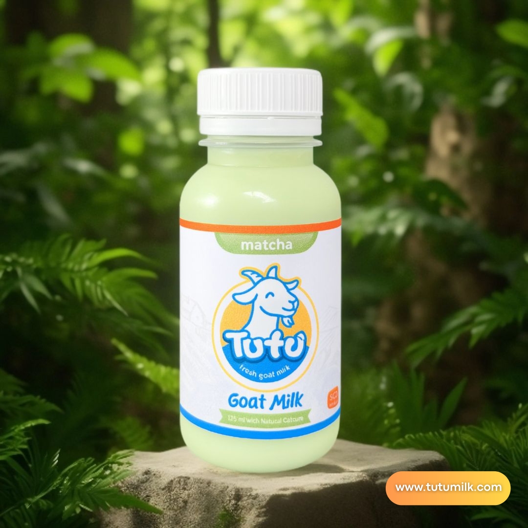 TUTU Susu Kambing Pasteurisasi Matcha 125ml