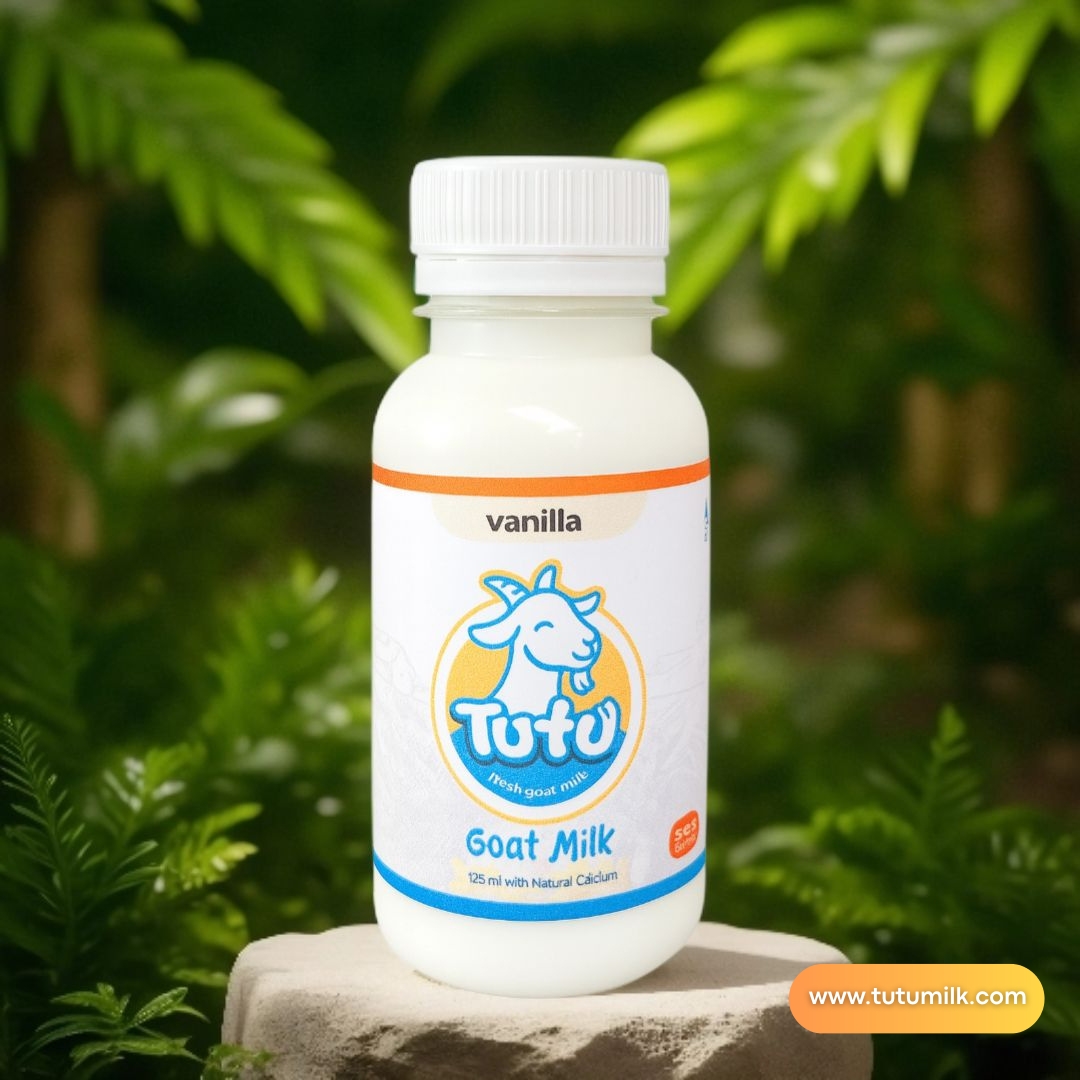 TUTU Susu Kambing Pasteurisasi Vanilla 125ml
