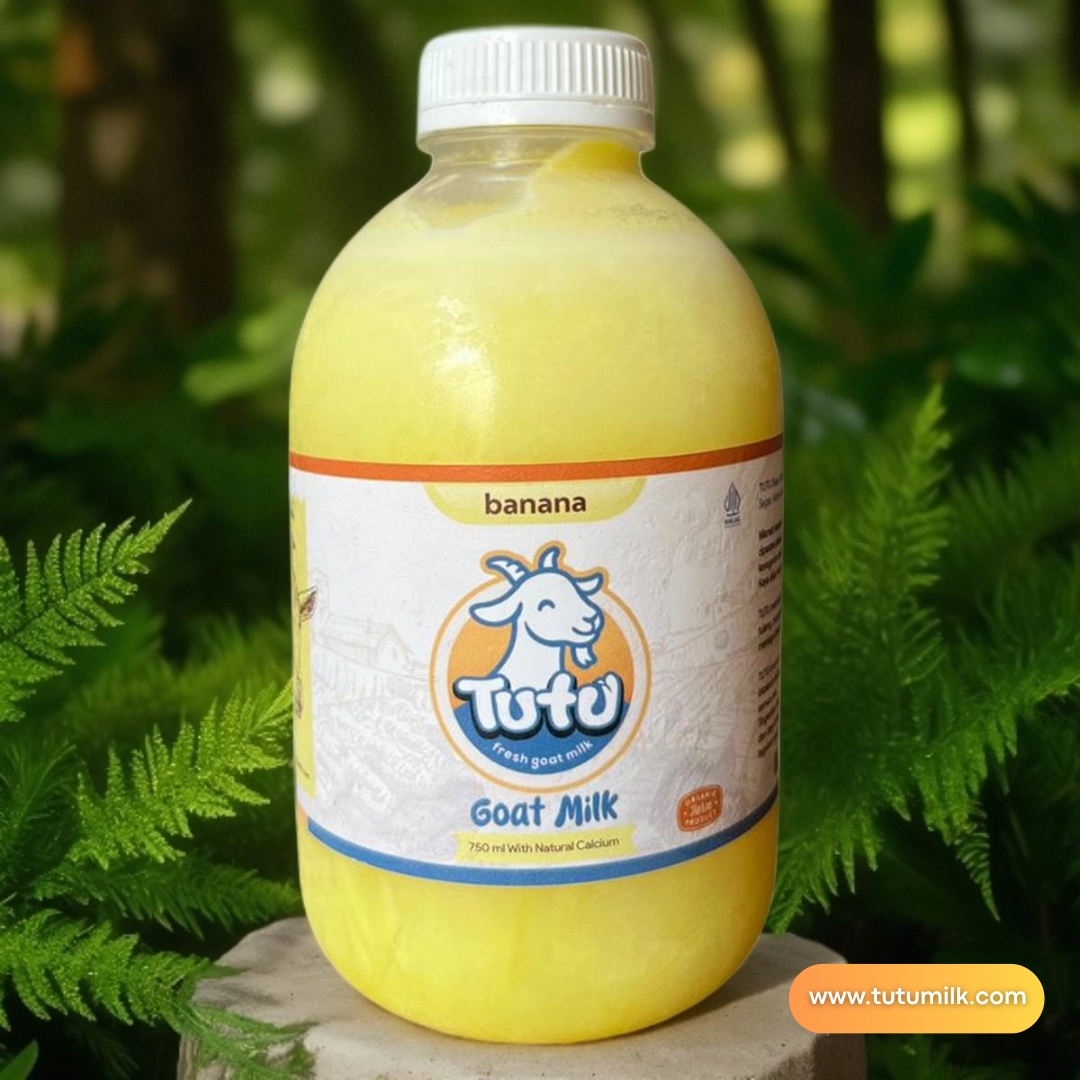 TUTU Susu Kambing Pasteurisasi Banana 750ml