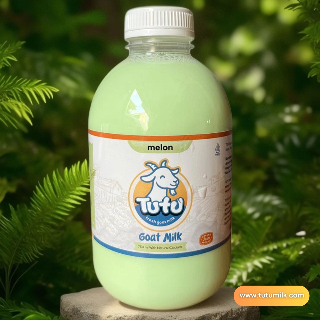 TUTU Susu Kambing Pasteurisasi Melon 750ml