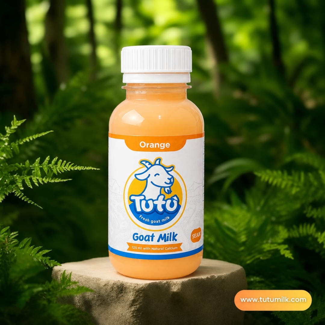 Tutu Susu Kambing Pasteurisasi Orange 125ml